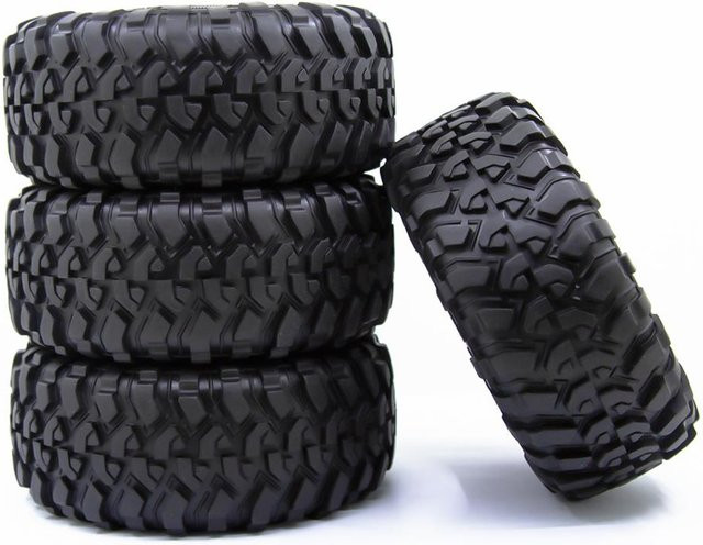 TOPRC RC 120MM 1,9" Gummifelsen Reifen, Zubehör, Schwarz - Bild 1