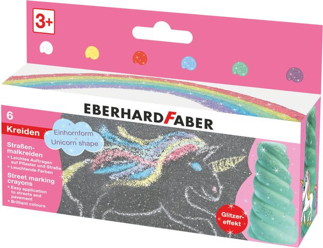 Eberhard Faber Straßenmalkreide Einhorn Set in Mehrfarbig - Bild 1