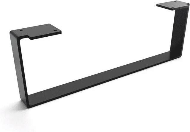 HEVVA Möbelbein LUXEMBURG in Schwarz, Höhe: 15 cm, Tiefe: 45 cm - Bild 1