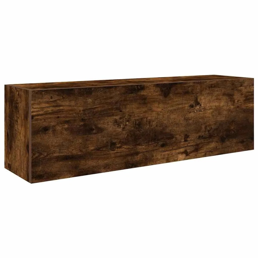 vidaXL Bad-Wandschrank aus Holzwerkstoff in Räuchereiche, B/T/H: 100 x 25 x 30 cm - Bild 2
