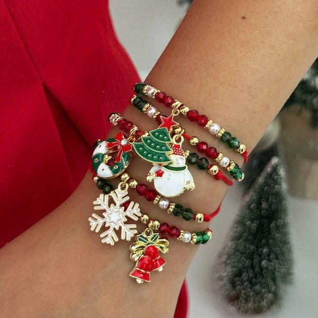 PuRui Armband, Metall, Weihnachten, Unisex - Bild 1