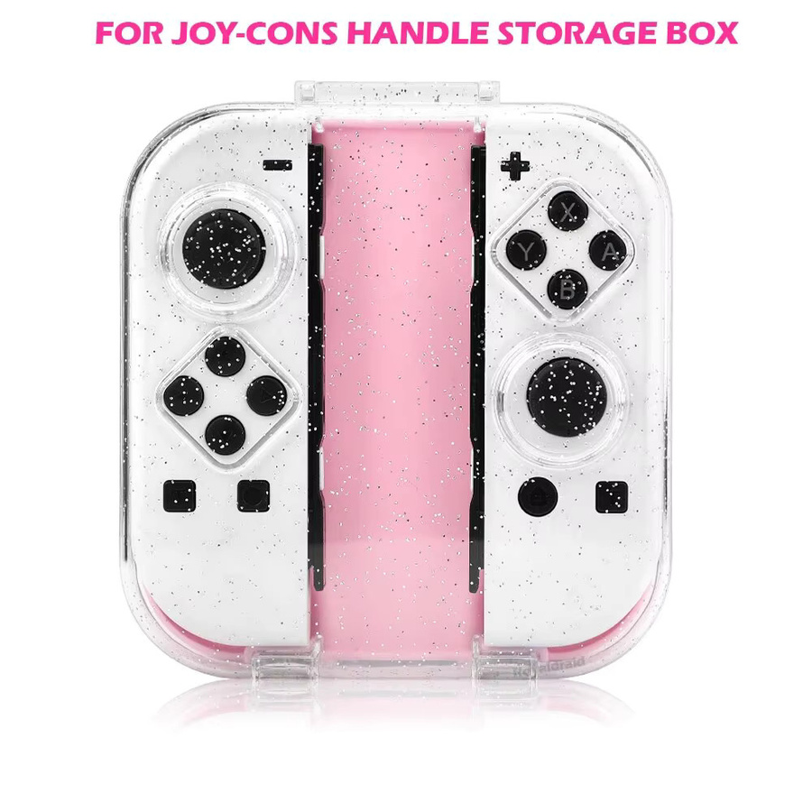 Royaldraid Staubdichte Schutzhülle für Nintendo Switch und OLED Joy-Cons in Transparent und Schwarz - Bild 2
