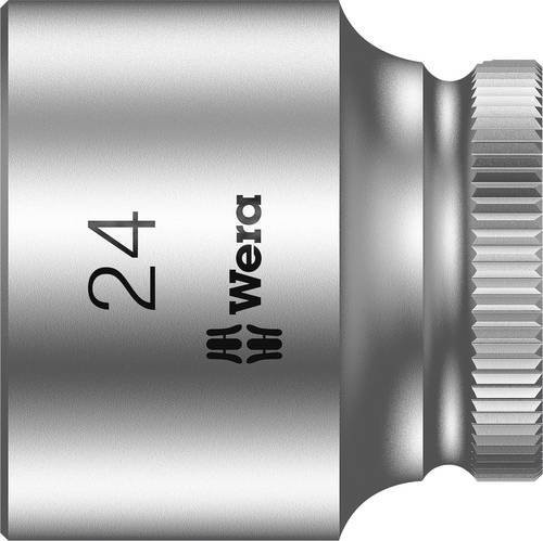 Wera Außen-Sechskant Steckschlüsseleinsatz 24 mm 3/8 in Silber - Bild 1