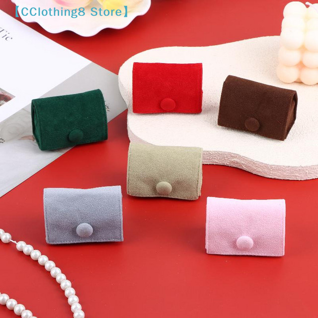 Schmuckbeutel Samt, Mini-Ringtasche, Unisex - Bild 1