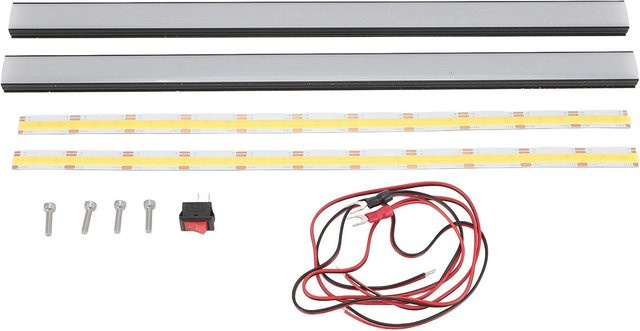 DIYelecs Top-Mount LED-Lichtleisten-Kit für Prusa MK4 24V 3D-Drucker, 2 Stück, Weiß - Bild 1