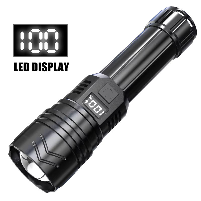Heinast LED Laterne in Schwarz, wiederaufladbare Outdoor-Taschenlampe für Garten und Notfälle - Bild 6