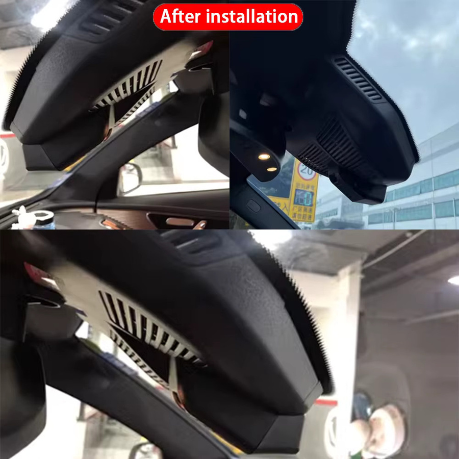 HighCity 4K UHD Dashcam Set mit WLAN für Mercedes Benz GLC X253 C253 EQC N293 Facelift 2019-2023, Autokamera vorne und hinten in Schwarz - Bild 2