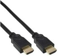 INLINE HDMI Kabel 1.3 Premium in Schwarz mit vergoldeten Kontakten für bis zu 1080p FullHD, Länge: 10 m - Bild 1