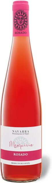 MEZQUIRIZ Garnacha Rosado Navarra DO trocken vegan Roséwein 2023 0,75 l - Bild 1