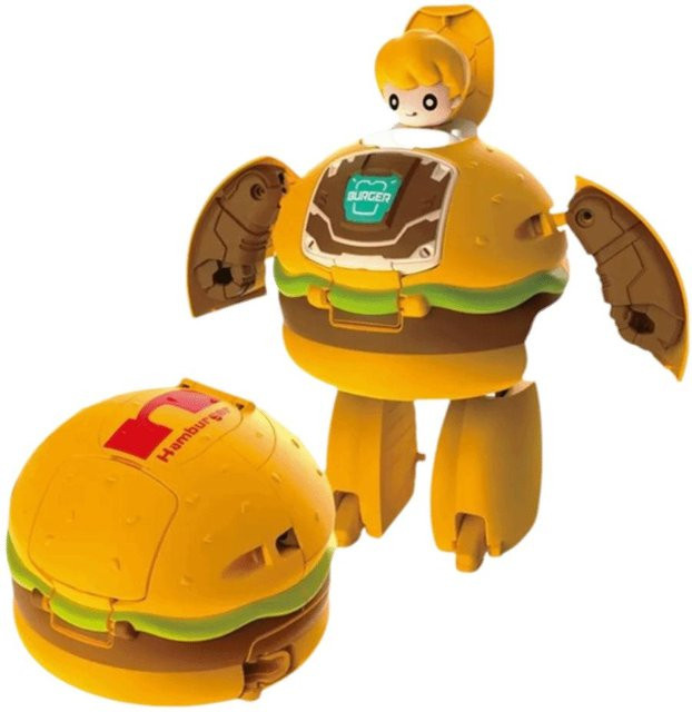 PRELEXT 2 in 1 Verwandlungsroboter Cola Burger, Mecha Modell, Fahrzeuge, ab 18 Jahren - Bild 1