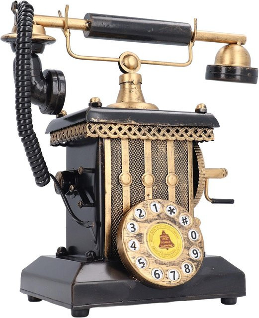 Retro Telefon Deko Modell aus Harz von shoemst als Tischdekoration und Wandkunst - Bild 1