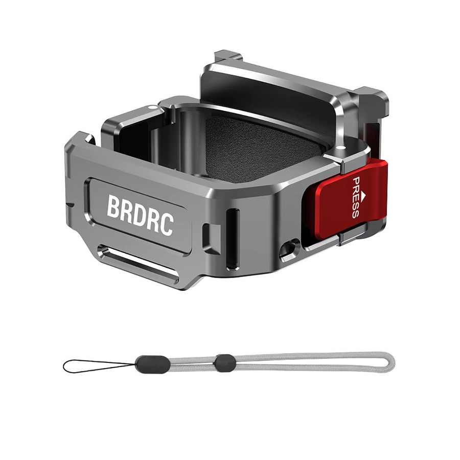 BRDRC Verlängerungsrahmen für DJI Pocket 3 Multifunktionskäfig mit Kaltgewindeschuh und Montageadapter für Fahrradständer oder Brustgurt - Bild 7