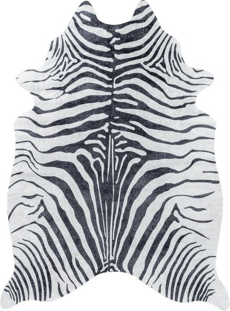 Ayyildiz Teppich ETOSHA in Schwarz, Tierfellform, B/L: 150 x 200 cm - Bild 1