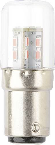 TRU Components LED-Signalleuchte Rot BA15d 12 V/DC 24 V/DC 200lm - Bild 1