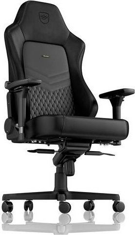 Noblechairs HERO Gaming Stuhl aus Echtleder in Schwarz - Bild 1