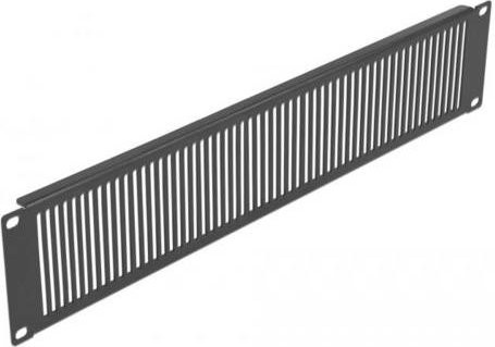 Delock 66671 Netzwerkschrank-Blindabdeckung 19 Zoll 2 HE Schwarz - Bild 1