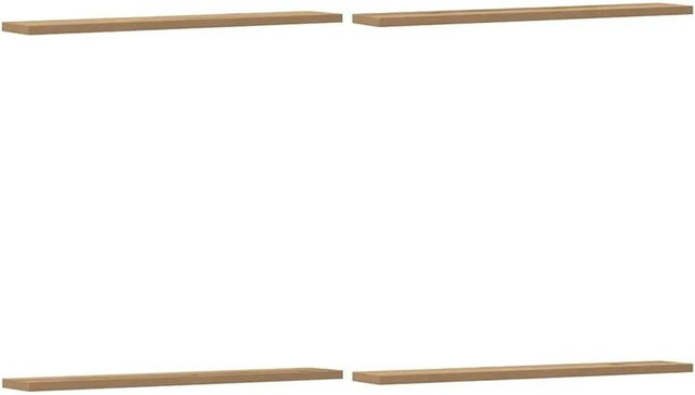 vidaXL Wandregale 4er Set Artisan-Eiche, Farbe Braun, B/T/H: 60 x 20 x 1,5 cm - Bild 1