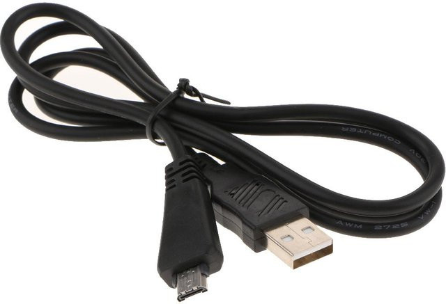 VMC-MD3 USB-Ladekabel für Sony DSC-W350D W360 W380 W390 W570 TX100 TX66 High Speed USB 2.0 Datenkabel in Schwarz - Bild 1