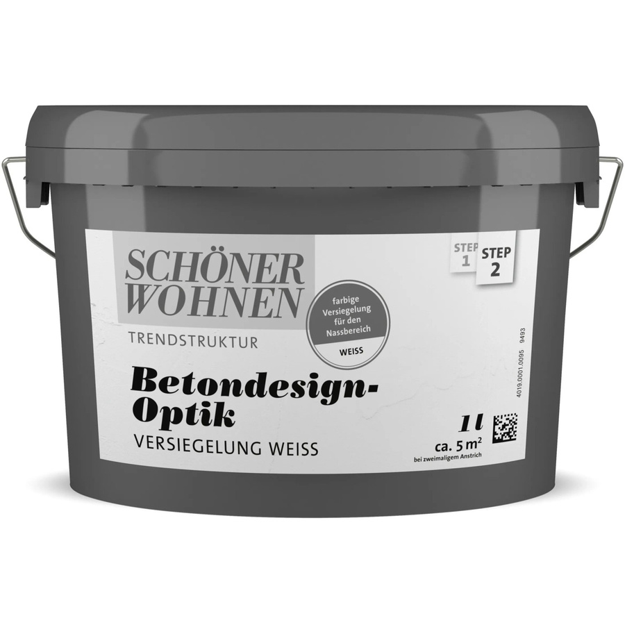 Schöner Wohnen Betondesign-Optik Versiegelung in Weiß - Bild 2