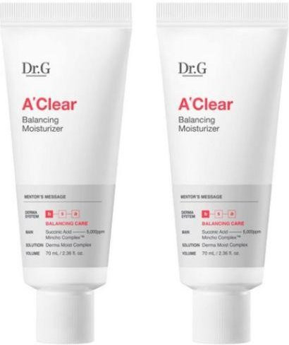 Dr.G A'Clear Balancing Feuchtigkeitscreme, 2er Set, 70 ml, Mischhaut - Bild 1