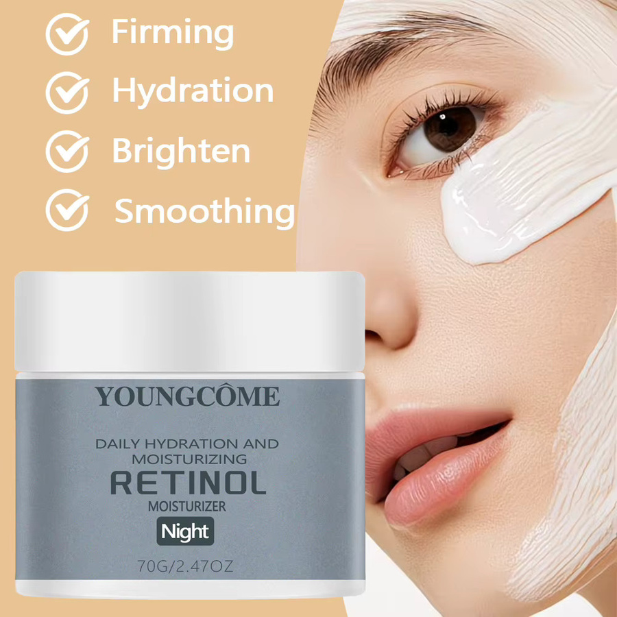 YOUNGCOME Nachtgesichtscreme mit Retinol & Hyaluronsäure, Unisex - Bild 2