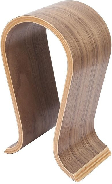 DIYelecs Holz Kopfhörerständer Headset Halter in Braun - Bild 1