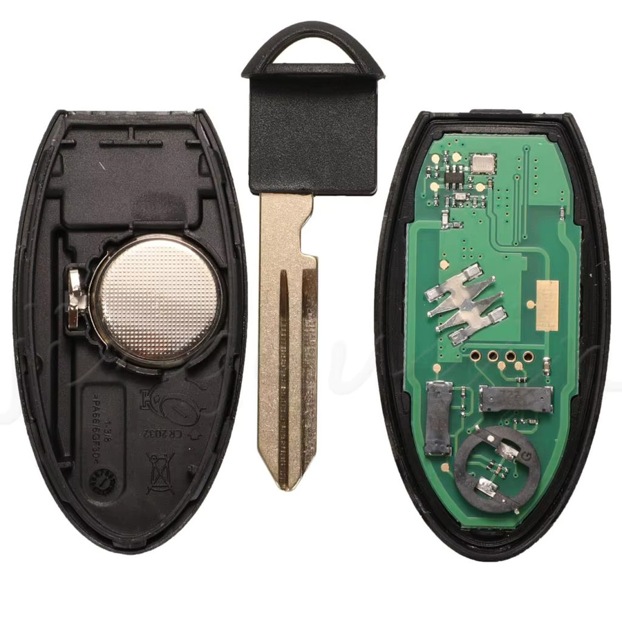 Kuttery Smart Remote Key Fob TWB1G694 3BTN 433 MHz ID46 Proximity Keyless Key für Nissan Lannia Sentra NV200 Bluebird Sylphy Versa, Schwarz - Bild 4