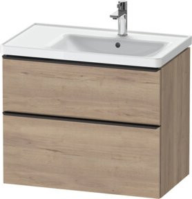 Duravit Waschtischunterschrank D-Neo Wandhängend, Farbe Schwarz, B/T/H: 78,4 x 45,2 x 62,5 cm - Bild 1