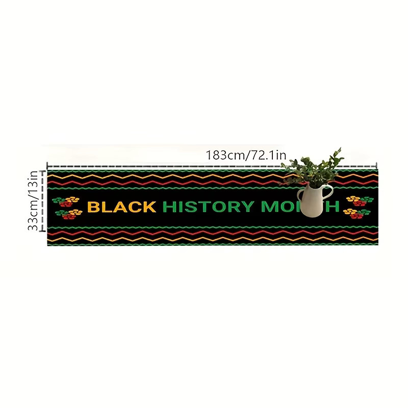 VIKAMA Tischdecke aus Leinen mit traditionellem afrikanischem Stammesmuster, rechteckig, B/T/H: 33 x 33 x 33 cm - Bild 4