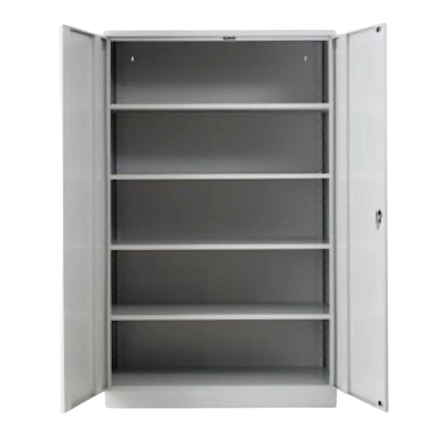 PROREGAL Stahlschrank Bee mit 8 Fachböden und Türen in Grau, H x B x T: 195 x 120 x 60 cm - Bild 2