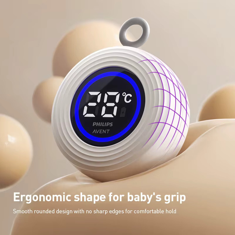 Philips Avent Digitales Baby-Badethermometer in Weiß mit 5s Schnellmessung und USB-Ladefunktion - Bild 4