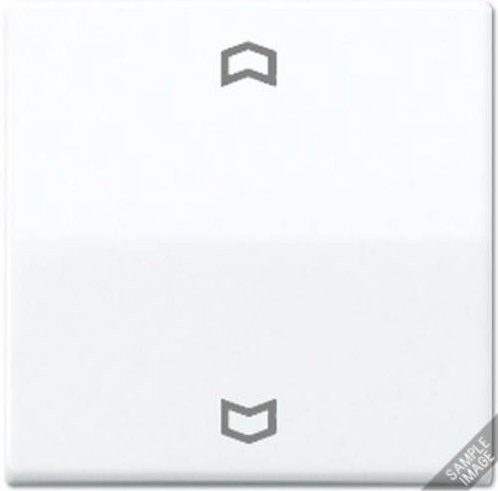 Jung Taster 1-fach Einsatz Push Button Creme-Weiß AS591P - Bild 1