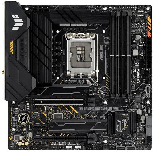 Asus TUF GAMING B660M-PLUS WIFI Mainboard Micro-ATX Sockel LGA1700 DDR5 Schwarz mit Wi-Fi und Bluetooth - Bild 2