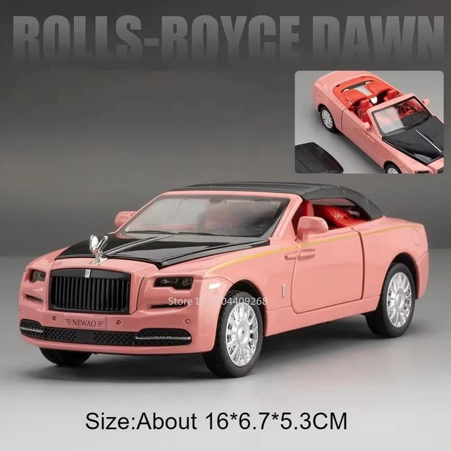 SRT Tomahawk XVGT Rolls Royce Dawn Legierungsauto Modell, 1:32, Musik und Licht, Rückzieh-Supersportwagen, ab 14 Jahren - Bild 1