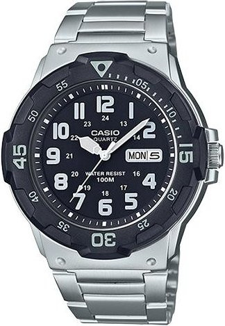 Casio Armbanduhr, Quarz, Edelstahl, Schwarz, Herren, 47,9 mm - Bild 1