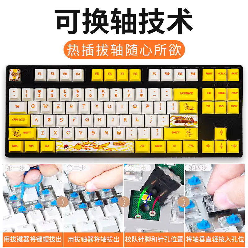 Bandai Mechanische Gaming-Tastatur im Anime-Design für Cosplay und Geschenke - Bild 3