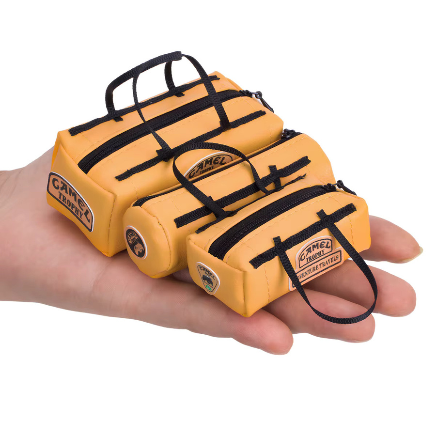 MALOM RC Leder-Dachreisetasche, Zubehör, 3-teiliges Set, Grün, 1:16 - Bild 2