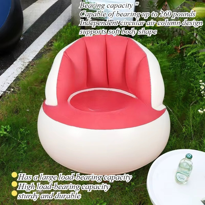 Aufblasbares Einzelsofa von LIUSHADUOLA in Gelb für Büro, Freizeit und Zuhause - Bild 3