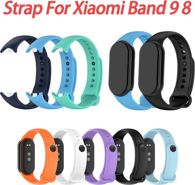 Xiaomi Uhrenarmband Silikon, Schwarz, NFC - Bild 1