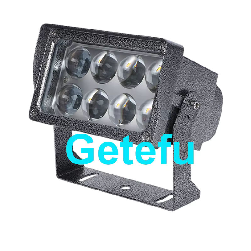 Getefu LED Wandfluter Außenbeleuchtung Weiß wasserdicht mit schmalem Strahl für den Garten - Bild 3