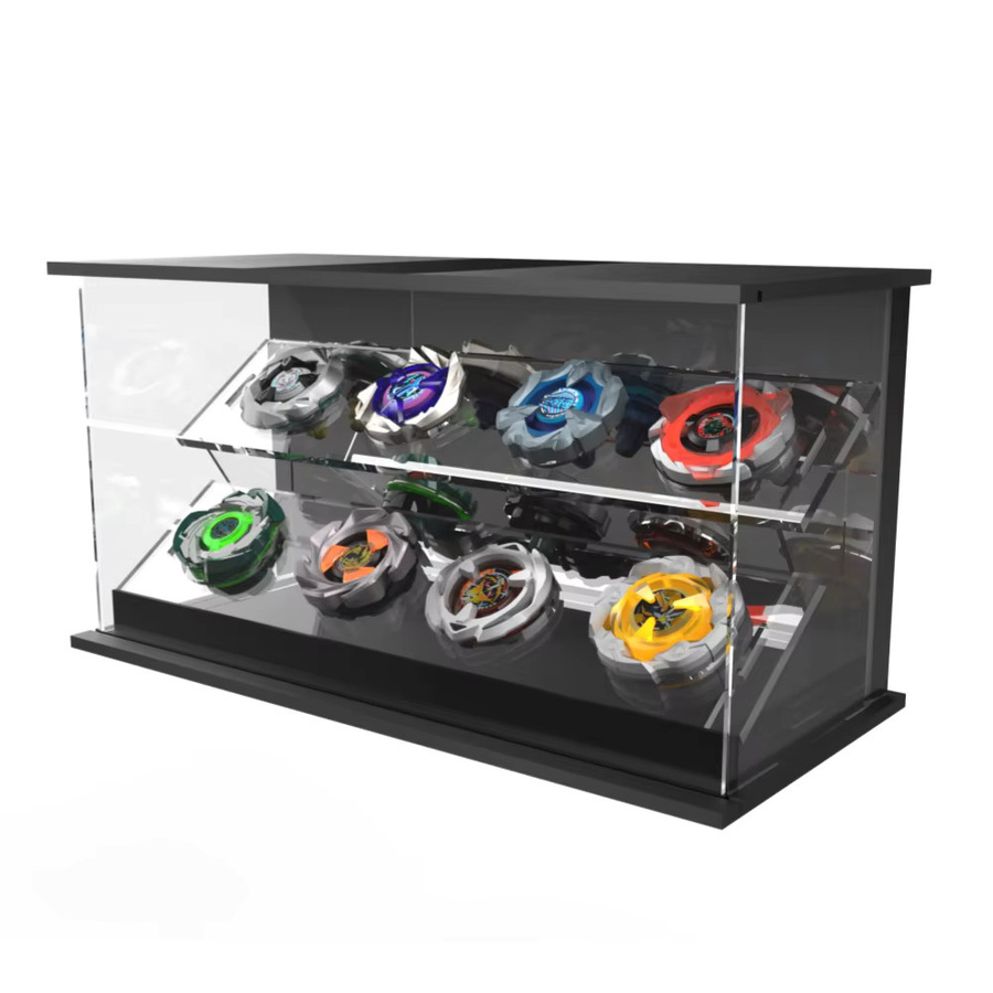 beyscollectors Acryl-Vitrine für Sammlerstücke, mit Licht, transparent, staubdichte Displaybox - Bild 2