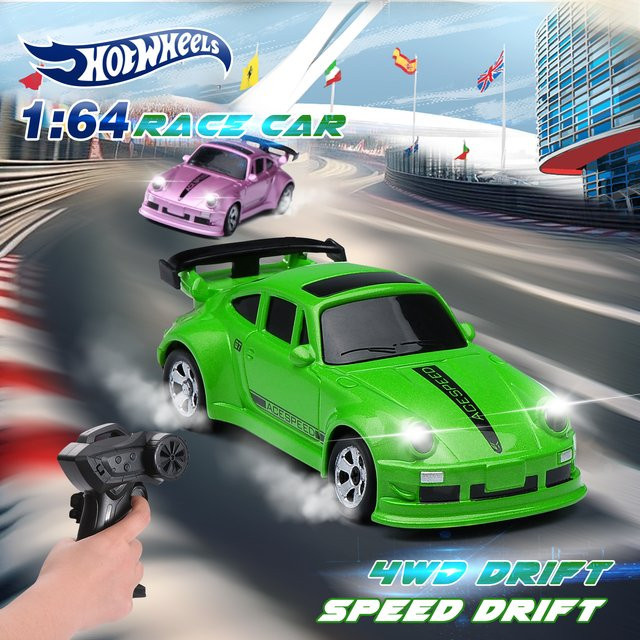 ANTSIR RC Auto, 1:64, Allradantrieb, ferngesteuert, Mini Racing Drift Auto - Bild 1