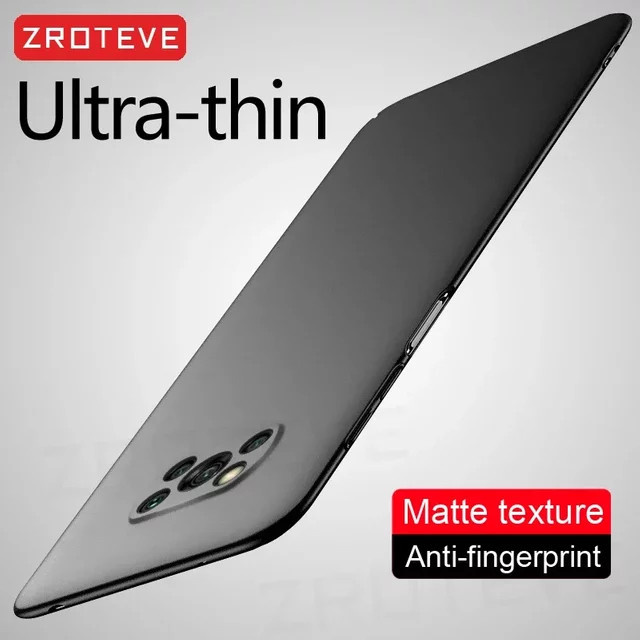 ZROTEVE Ultra Dünne Matte Handyhülle aus hartem PC für Xiaomi Poco X3 NFC, Mi Pocophone X3 Pro und PocoX3 GT - Bild 1