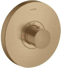 Hansgrohe ShowerSelect HF UP Fertigset Thermostat mit Safety Stop, rund, brushed bronze - Bild 1