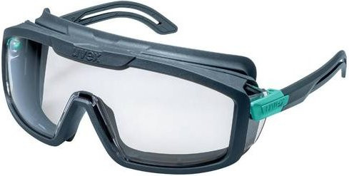 Uvex i-guard planet Schutzbrille mit klaren Gläsern in Grau, Blau und Türkis - Bild 1