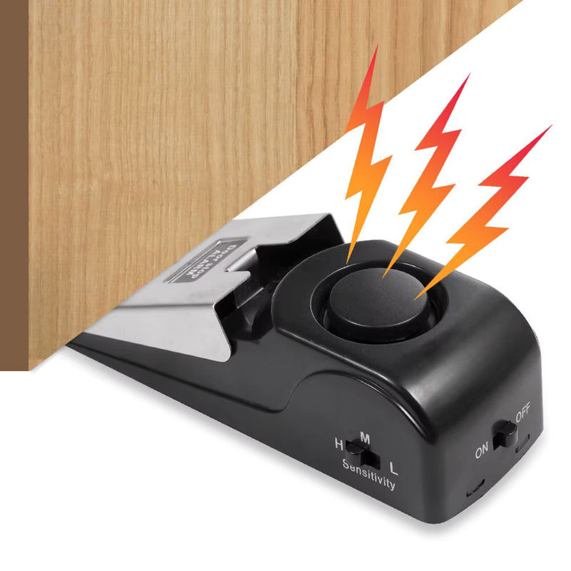 Kerui 2er Pack drahtloses Tür-Alarm-System mit 120dB Lautstärke in Schwarz - Bild 2