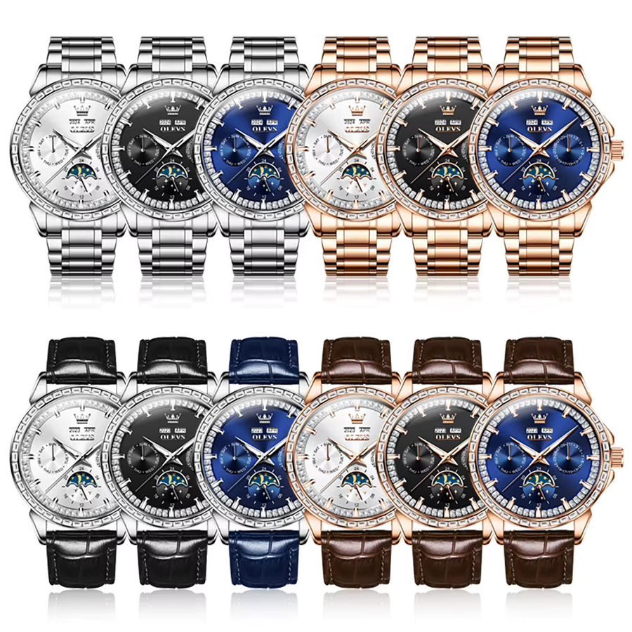 OLEVS Armbanduhr, Automatik, Edelstahl, Herren - Bild 3