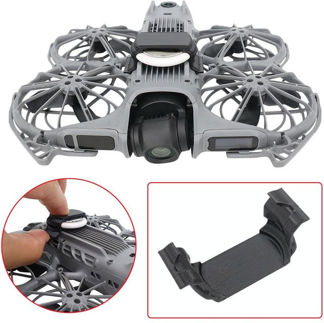 DJI NEO 2 Anti-Verlust Rahmen mit AirTag Tracker Befestigungshalterung in Schwarz oder Grau - Bild 1