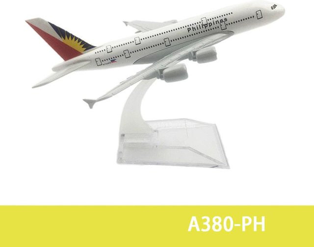 Linyi toy car A380 Fluggesellschaften, Spielfahrzeug, Metall, 1:500, ab 14 Jahren - Bild 1