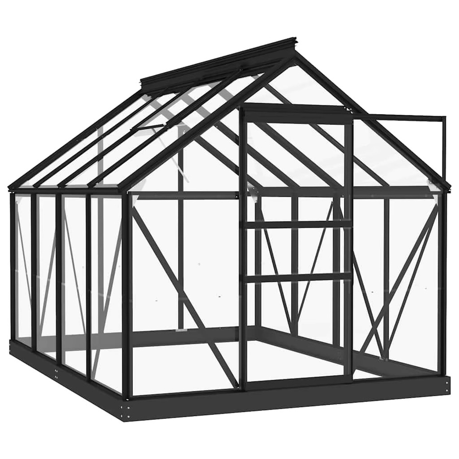 VIDAXL Gewächshaus-Glasersatz aus gehärtetem Glas, 16 Stück, transparent, für Garten und Pflanzenzucht - Bild 1